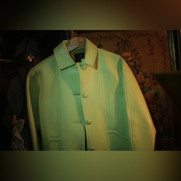 Vintage - 60s Expanded Vinyl Mod Jacket - Picture 13 of 14